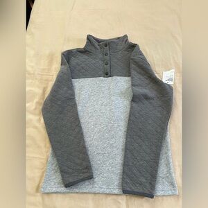 Sonoma Quilted Gray Kids Hoodie